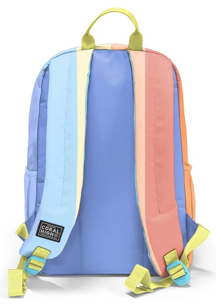 Renkli Çizgili 3’lü Okul Çanta Seti SET0123680 fırsatları