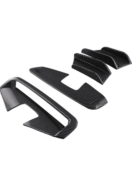 Araba Ön Tampon Yan Ayırıcı Spoiler Kanatçıklar Hava Bıçağı Trim Bmw 4 Serisi G22 G23 M Sport 2020+ Karbon Fiber (Yurt Dışından)