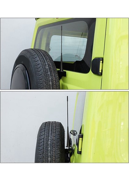 Araba Yedek Lastik Cb Anten Tutucu Stand Montaj Braketi Aksesuarları Suzuki Jimny 2019 2020 2021 (Yurt Dışından)