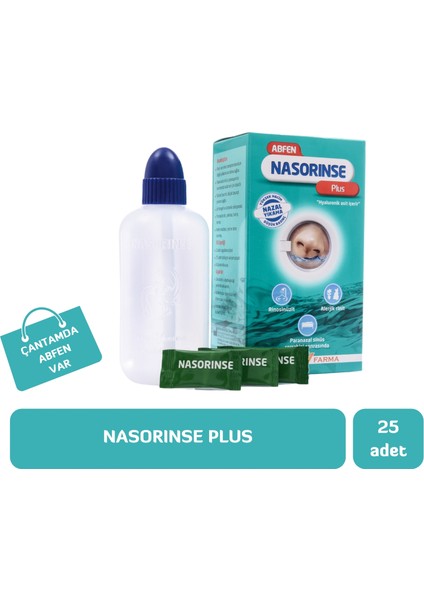 Abfen Nasorinse Plus 25 Poşet
