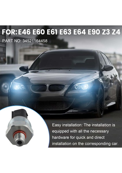 2 Adet Dsc Fren Basınç Sensörü Anahtarı Bmw E46 E60 E61 E63 E64 E90 Z3 Z4 34521164458 Fren Yağı Basınç Sensörü (Yurt Dışından)
