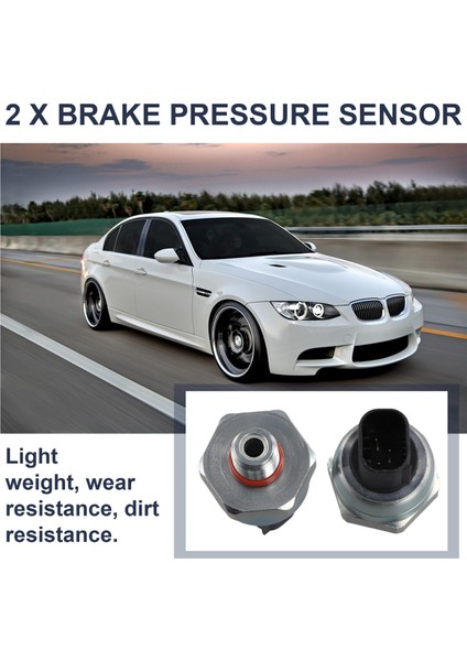 2 Adet Dsc Fren Basınç Sensörü Anahtarı Bmw E46 E60 E61 E63 E64 E90 Z3 Z4 34521164458 Fren Yağı Basınç Sensörü (Yurt Dışından)