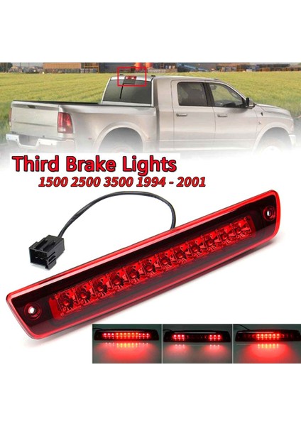 55077263AB Yüksek Dağı Fren Lambası Üçüncü Fren Lambası Otomotiv Dodge Ram 1500 2500 3500 1994-2001 (Yurt Dışından)