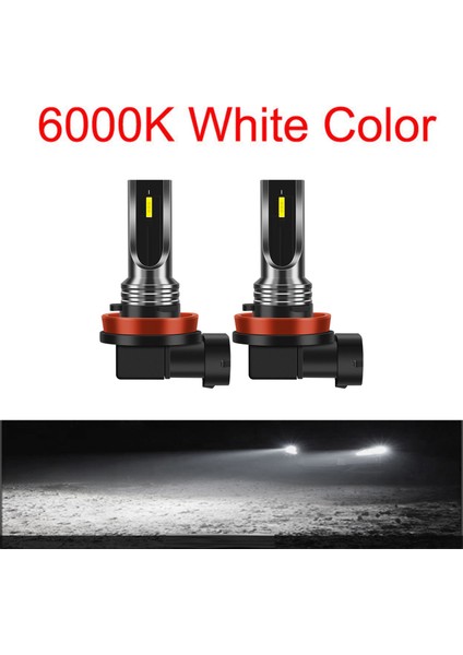 2 Adet Mini Csp LED Canbus Araba Far Sis Lambası 16000LM 6smd Ampuller 3000K Sarı Işık Otomatik Dönüş Sinyalleri (Yurt Dışından) indirimleri