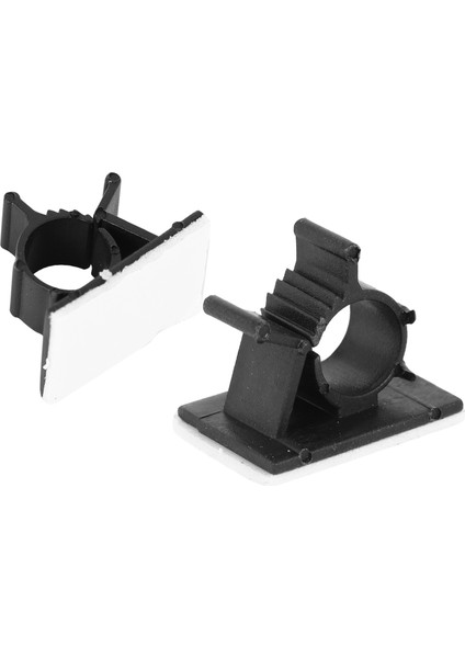 20 Adet Siyah Ayarlanabilir Plastik Kablo Kelepçeleri Kendinden Yapışkanlı Araba Kablo Klipsi Tel Organizatör (Yurt Dışından) indirimleri