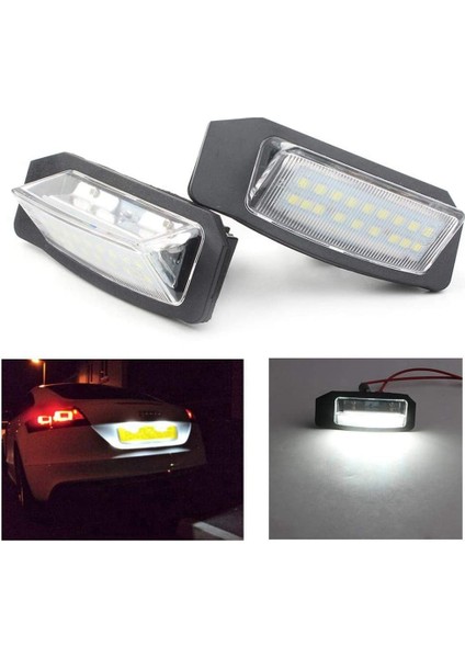 Adet LED Lisans Numarası Plaka Işık Lambaları Mitsubishi Outlander 2 3 Lancer Eclipse 3 4 Çapraz Galant Xpander I-Miev (Yurt Dışından) fiyatları