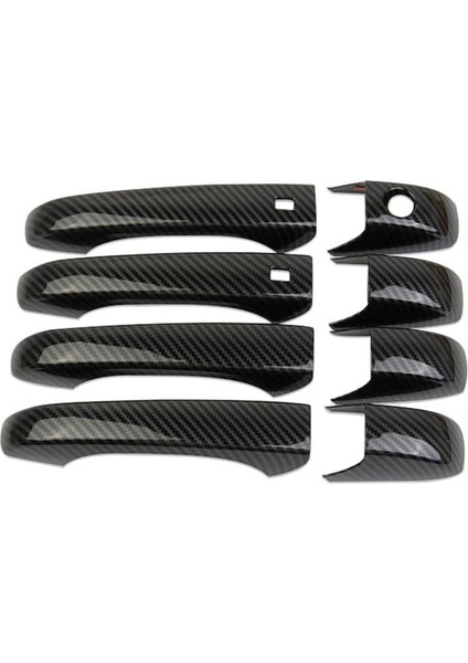 Dodge Durango 2011-2021 Için Araba Dış Kapı Kolu Kapak Trim Aksesuarları Kapı Kolu Koruyucu, Abs Karbon Fiber (Yurt Dışından)