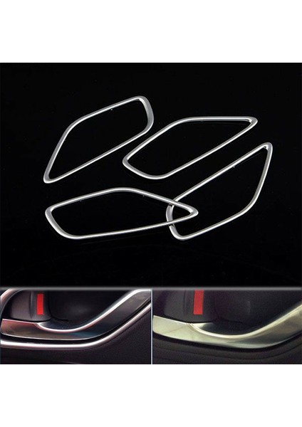 Mazda Cx-5 Cx5 Ke 2012-2016 Krom Iç Kapı Kolu Döşeme Dekorasyonu Araba Stili (Yurt Dışından)