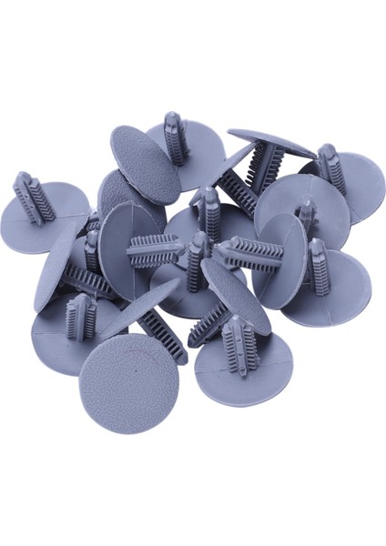 Araç Sıçrama Model Klipsine Karşı 20 Parça Gri Plastik Paspas 7mm x 16MM x 24MM (Yurt Dışından)