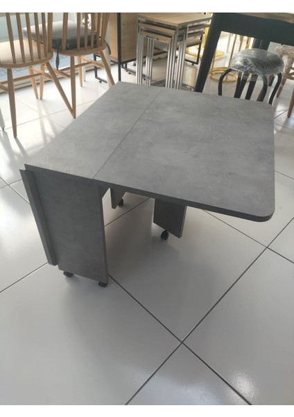 70 cm Çok Amaçlı Sehpa Koyu Gri