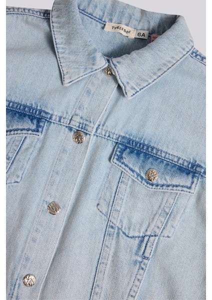 Bg Store Kız Çocuk Denim Ceket modelleri