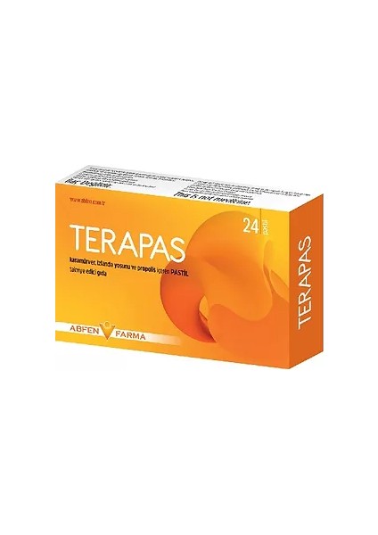 Terapas Izlanda Yosunu Karamürver ve Propolis Içeren Yeni Nesil Pastil Takviye Edici Gıda fiyatları