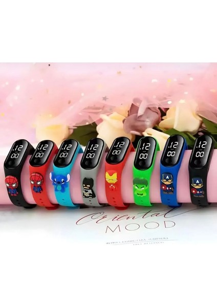 Dijital Dokunmatik Su Geçirmez LED Ekran Figürlü Çocuk Saati fiyatları