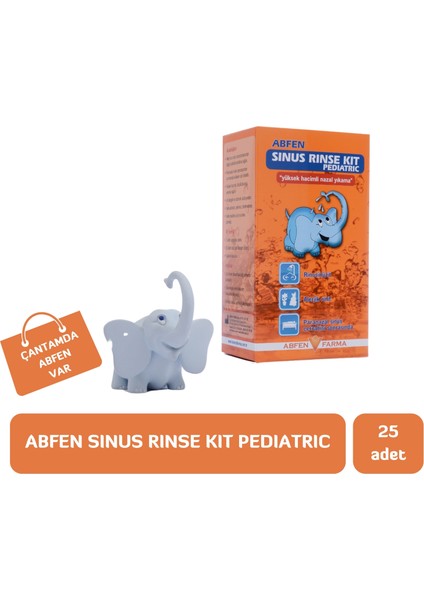 Abfen Sinus Rinse Kit Pediatric 25 Poşet