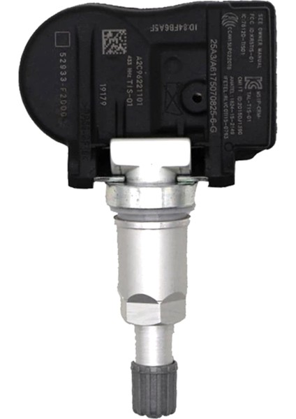 52933-F2000 433MHZ Lastik Basıncı Sensörü Tpms Monitör Sensörü Hyundai I30 Genesis Kia Niro Optima Sportage 52933F2000 (Yurt Dışından)