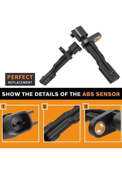 52125003AB Jeep Wrangler 07-18 Liberty 08-12 Dodge Nitro 07-11 Arka Sol/arka Sağ Için Araba Tekerlek Hız Sensörü (Yurt Dışından) indirimleri