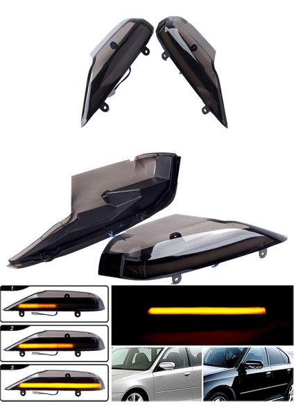 Araba LED Dinamik Yan Ayna Flaşör Göstergesi Suu Outback Legacy 2003-2008 Dönüş Sinyal Işığı 84401AG022 (Yurt Dışından) fırsatları