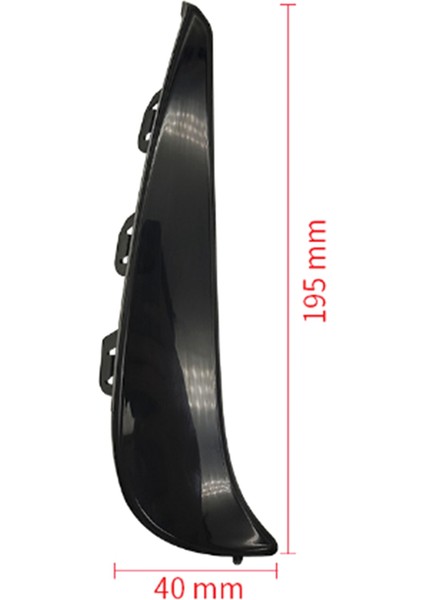Araba Ön Tampon Havalandırma Izgarası Trim Hava Giriş Bıçağı Spoiler 2068852902 Mercedes-Benz C-Class W206 2021-2024 Için (Yurt Dışından)