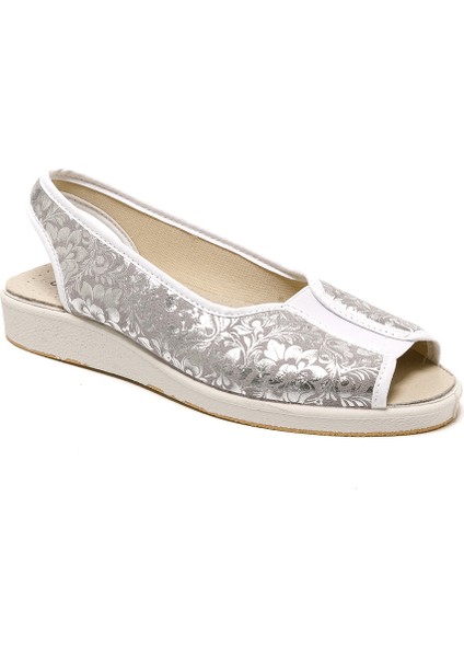 Kadın Sandalet 983 Green Life Stretch Women's Footwear Silver fiyatları