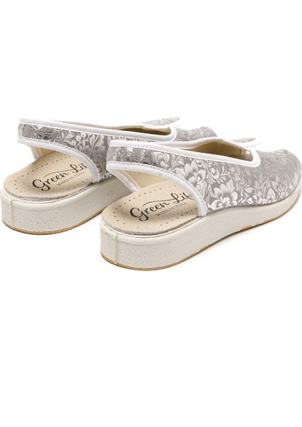 Kadın Sandalet 983 Green Life Stretch Women's Footwear Silver indirimleri