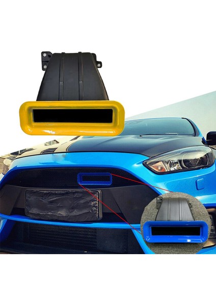 Ford Focus Için Hava Girişi Tuyere Emme Rs St Hatchback 4d Sedan 5d Mk3 Mk3.5 Araba Modifikasyonu 2012-2018 Sarı (Yurt Dışından) indirimleri
