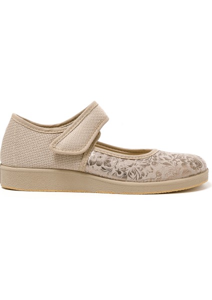 Kadın Sandalet 985 Green Life Stretch Women's Footwear Beige