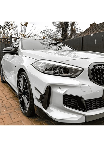 Araba Ön Tampon Hava Menfezi Ayırıcı Dudak Spoiler Rüzgar Bıçağı Bmw 1 Serisi F40 M Sport 118I 120I 2019+MP Karbon Fiber (Yurt Dışından)