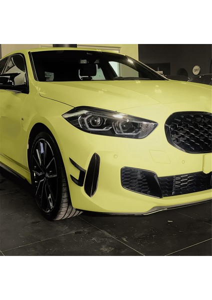 Araba Ön Tampon Hava Menfezi Ayırıcı Dudak Spoiler Rüzgar Bıçağı Bmw 1 Serisi F40 M Sport 118I 120I 2019+MP Karbon Fiber (Yurt Dışından)