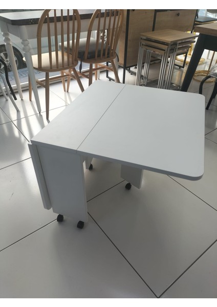 60 cm Çok Amaçlı Sehpa Beyaz fiyatları