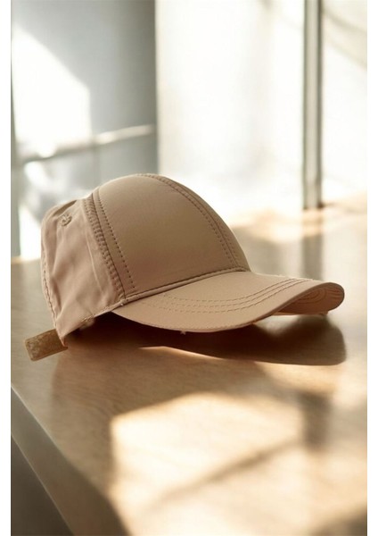 (4-8 Yaş) Minimal Curve Spor Kep şapka - Camel