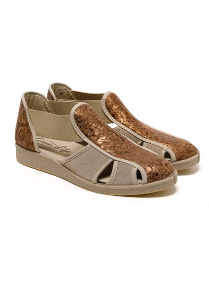 Kadın Sandalet 169 Green Life Stretch Women's Footwear Brown modelleri