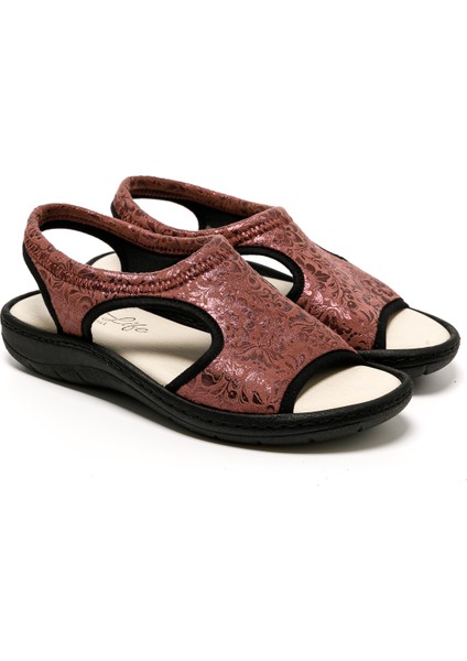 Kadın Sandalet 5364 Green Life Stretch Women's Footwear Pink modelleri