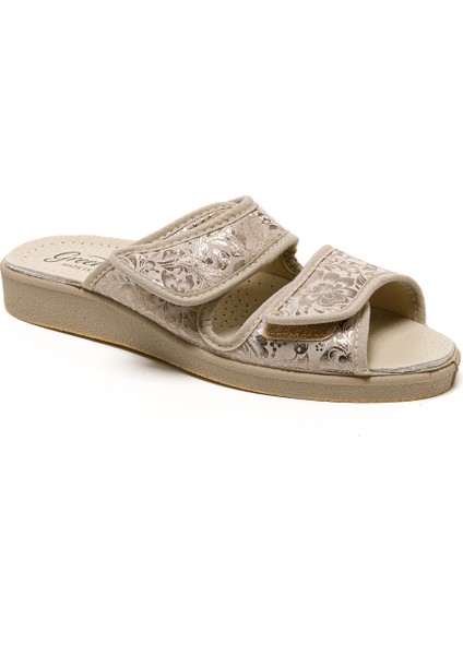 Kadın Sandalet 5688 Green Life Stretch Women's Footwear Beige fiyatları