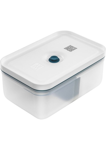 Akdeniz Mavisi Büyük Vakumlu Saklama Kabı, Şık Tasarım, 2 Parça