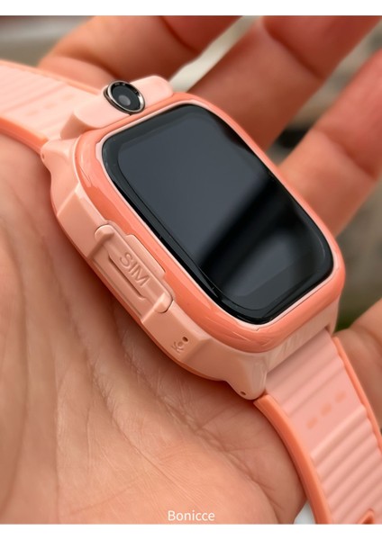 Marka Pembe Akıllı Çocuk Saat 4g Destekli Görüntülü Görüşme 2 Yıl Garantili + Bileklik fırsatları