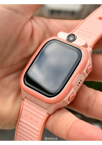 Marka Pembe Akıllı Çocuk Saat 4g Destekli Görüntülü Görüşme 2 Yıl Garantili + Bileklik indirimleri