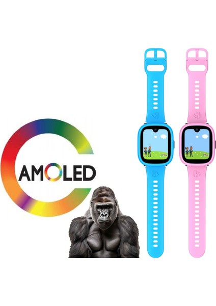 Watch 5 Plus Çocuk Akıllı Saat - Görüntülü Arama, Gps, Sos, Sağlık Takibi, Güvenli Alan Mavi fiyatları