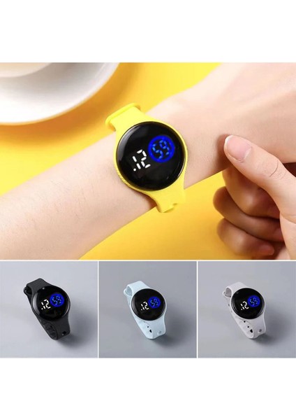 Su Geçirmez Figürlü Dijital Dokunmatik LED Ekran Çocuk Saati fırsatları