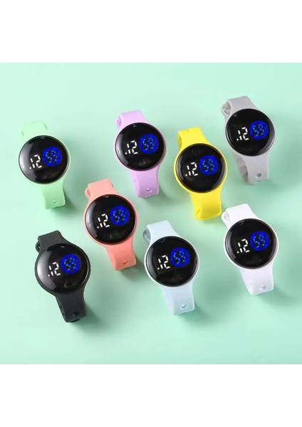 Su Geçirmez Figürlü Dijital Dokunmatik LED Ekran Çocuk Saati indirimleri