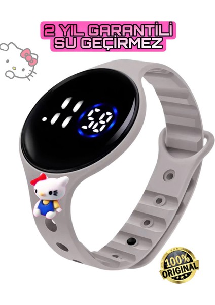 Dijital Dokunmatik LED Ekran Su Geçirmez Figürlü Çocuk Kol Saati Bileklik