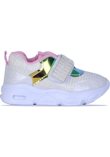 Skuaıter 6800 Cansın Bebe Simli Kız Çocuk Spor Ayakkabı
