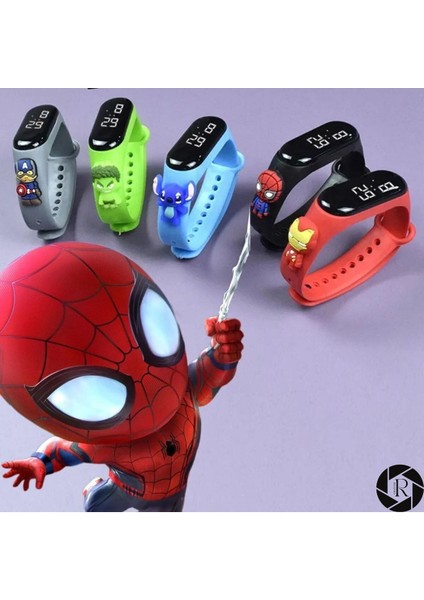 Figürlü Dijital LED Çocuk Saati Dokunmatik Ekranlı Su Geçirmez fiyatları