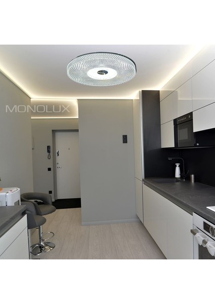 Ø40 cm Akrilik LED Plafonyer Işık:3 Işık Rengi