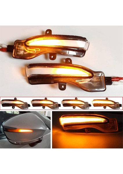 Araba Dinamik Dönüş Sinyali LED Dikiz Aynası Gösterge Sinyal Lambası Mazda Cx-3 Cx-4 Cx5 Ke 2016-2018 A (Yurt Dışından) indirimleri