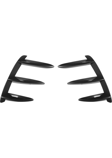 Araba Siyah Arka Tampon Spoiler Yan Kuyruk Rüzgar Bıçağı Mercedes Benz A Sınıfı Için W176 A200 A260 (Yurt Dışından)