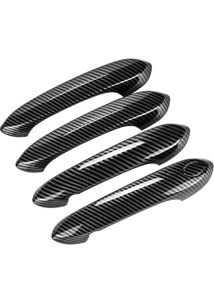 Karbon Fiber Dış Dış Kapı Kulp Kılıfı Trim-Bmw 3 5 6 Serisi G20 G30 G31 G32 G01 G02 G05 G06 X3 X4 X5 X6 X7 (Yurt Dışından)