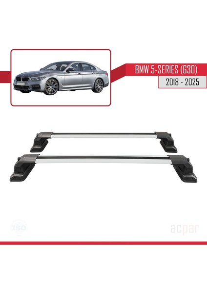 Bmw 5 Serisi (G30) 2018-2025 Arası ile Uyumlu Ace-3 Ara Atkı Tavan Barı Gri 2 Adet fırsatları