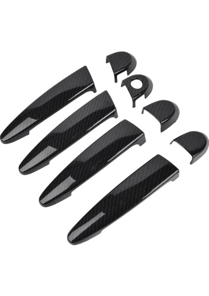 Karbon Fiber Dış Dış Kapı Kulp Kılıfı Trim -Bmw 1 2 3 4 Serisi E87 E90 E91 E92 E93 F30 X1 X3 X4 X5 X6 Lhd (Yurt Dışından)