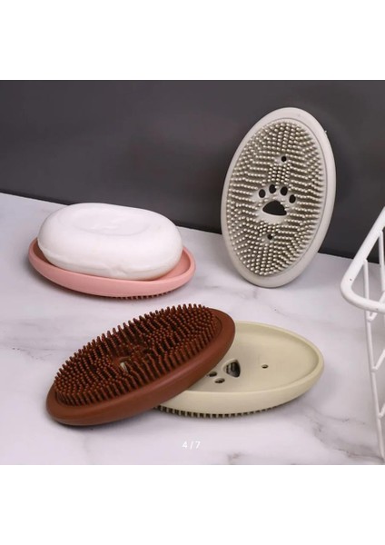 Çift Özellikli Silikon Fırça ve Sabun Kurutan Katı Sabunluk fiyatları