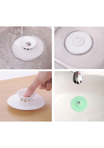 Bükülebilir Lavabo ve Küvet Tıkacı Süzgeç